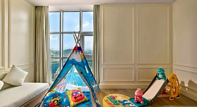 Двухместный номер Standard с балконом и с видом на океан Hilton Dalian Golden Pebble Beach Resort