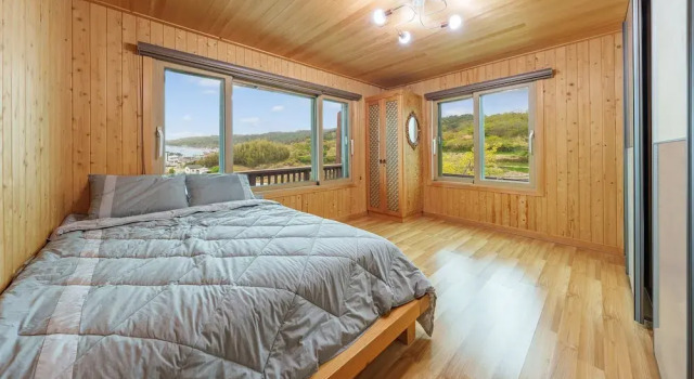 Вилла с 2 комнатами с видом на океан Gyeongju Happy Dream Ocean View Pension
