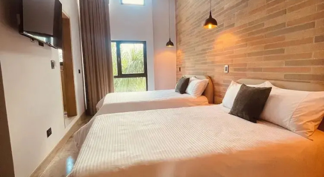 Четырёхместный номер Deluxe с видом на город Hotel Boutique Obelisco