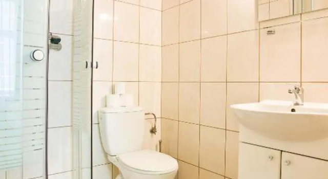 Кровать в общем номере Moon Hostel Kraków