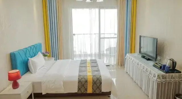Люкс Deluxe с 2 комнатами с видом на море Kairuisi Apartment