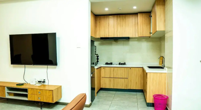 Şehir manzaralı Balkonlu daire The Moon Apartments