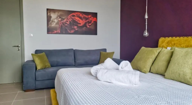 Epipleon Luxury Suites - 107 - Διαμέρισμα 85τμ - Θέα στη θάλασσα, Buchen Sie Ferienwohnung Apartments in Platanitis, Ferienwohnung