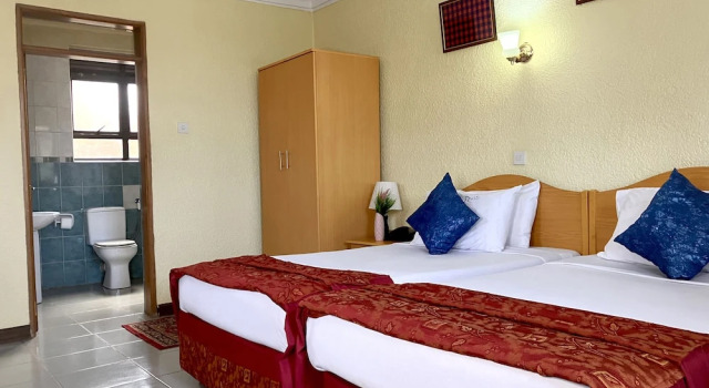 Superior Dvoulůžkový s manželskou postelí pokoj Rwizi Arch Hotel