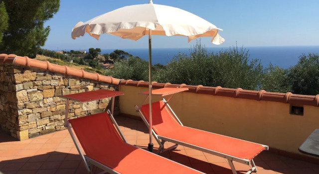 Апартаменты Мансарда c 1 комнатой с частичным видом на море Uliveto Saglietto Agriturismo Poggi Apartments