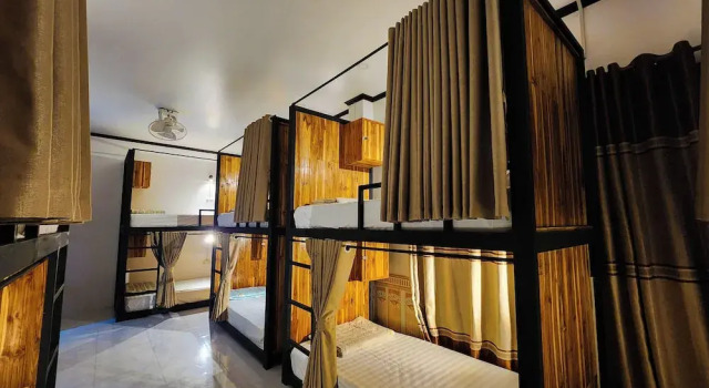 Кровать в общем номере (женский номер) Vang Vieng Sabai Sabai Hostel
