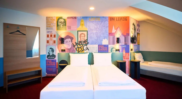 Четырёхместный семейный номер Standard McDreams Hotel Leipzig