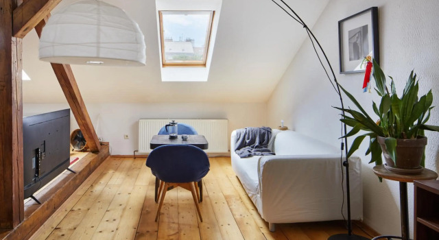 Sunlit Attic Loft in Vinohrady by Prague Days