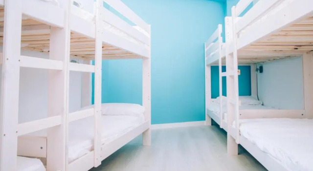 Кровать в общем номере (мужской номер) Palma Port Hostel - Albergue Juvenil