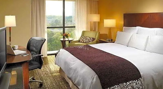Двухместный номер Standard с красивым видом из окна Atlanta Marriott Perimeter Center