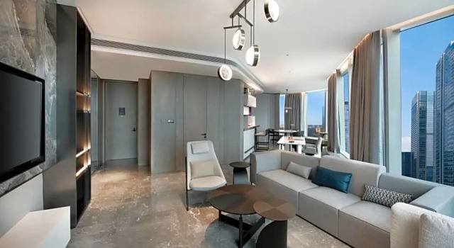 Люкс c 1 комнатой с видом на город Crowne Plaza Hangzhou Science City by IHG