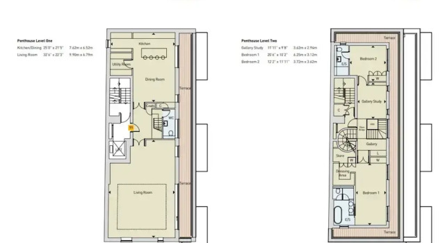 Номер Standard Accomodo London Waterloo - Luxury & Spacious Triplex Penthouse on Southbank