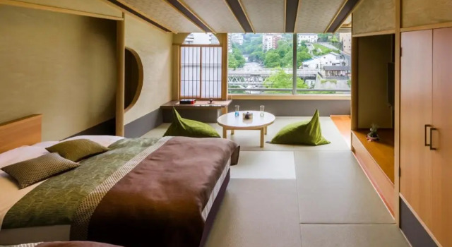 Двухместный номер Standard с видом на реку Kinugawa Plaza Hotel