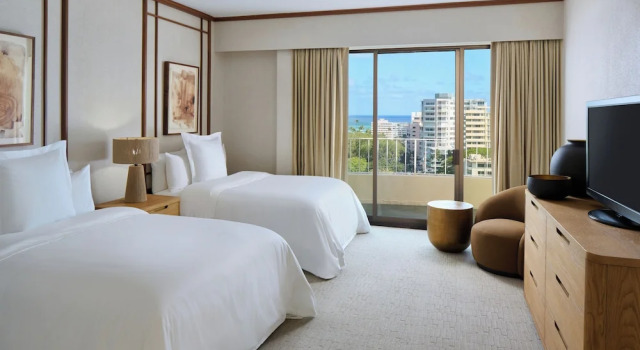 Номер Standard Пентхаус с 2 комнатами с балконом и с видом на океан Lotus Honolulu at Diamond Head