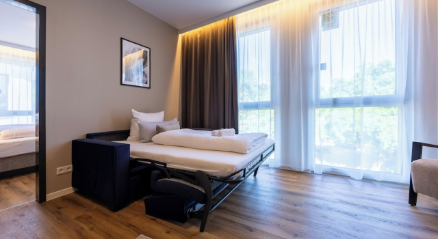 Апартаменты с 2 комнатами BRIGHT Bielefeld Süd Senne