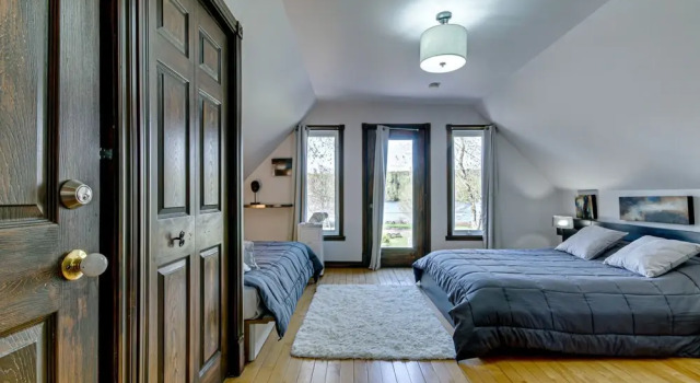Номер Deluxe Le petit Manoir Spa et Vue sur rivière St Maurice