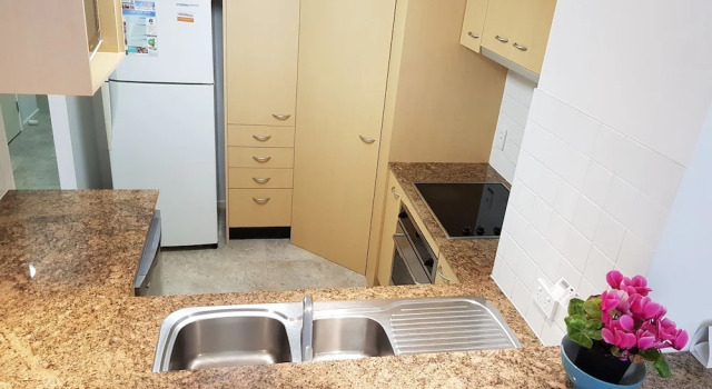 Номер Standard с 2 комнатами с балконом и с видом на бассейн Kirra Beach Apartments