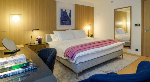 Двухместный номер Deluxe с балконом и с видом на море Hotel Excelsior