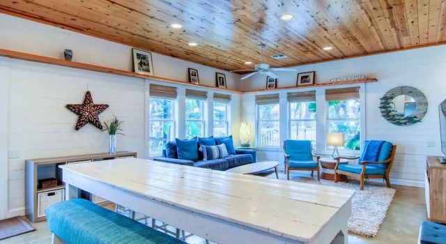Villa Blue - 4 Br Home, Забронировать Вилла Виллы Порт-Аранзас, рядом с Roberts Point Park, Вилла