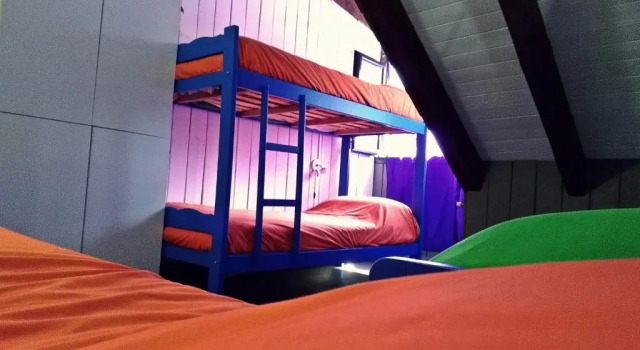 Кровать в общем номере Alhue Patagonia Hostel