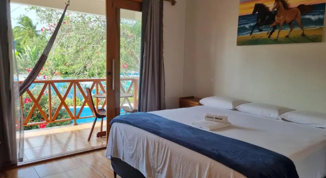 Четырёхместный номер Deluxe Pousada e Restaurante Paraíso Natural
