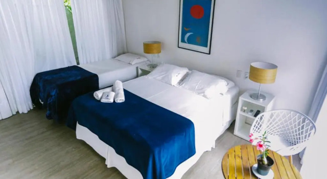 Номер Deluxe Pousada Armação de Camburi