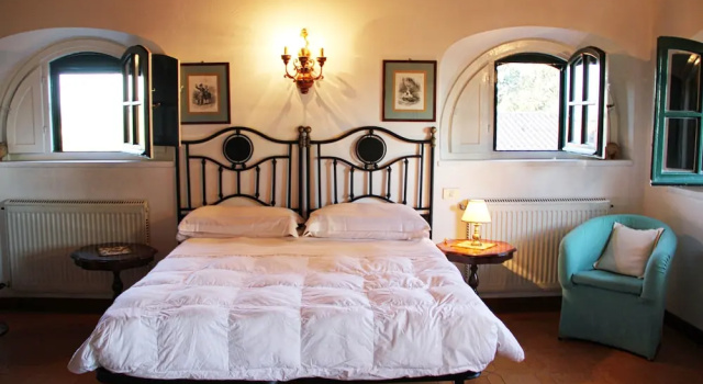 Двухместный номер Standard с балконом и с видом на море Agriturismo Anna De Croy