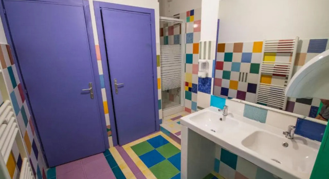 Bett im Wohnheim Eco hostel floreale