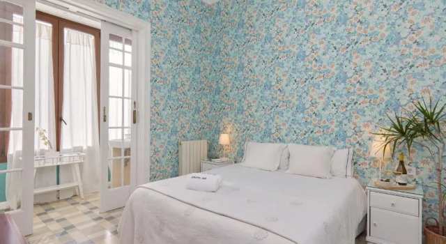 Двухместный номер Standard с видом на сад Hostal Poblenou