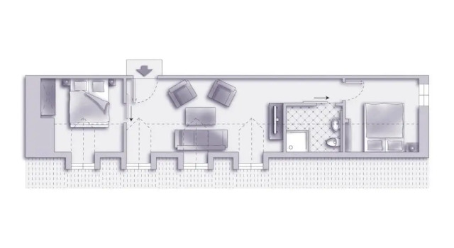 Люкс с 2 комнатами Sonnenresort Ettershaus