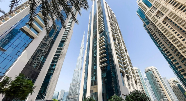 Burj View Stylish 3BR with Maids Room, Забронировать Апартаменты/квартира Дубай Эмират Дубай, рядом с Дубайский аквариум