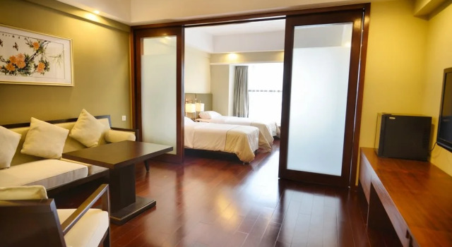 Guangzhou Zhanhong Weizhou Hotel Apartment, Rezervasyon Daire Guangdong otoparklı oteller, Otopark