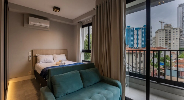 Апартаменты Studios Vila Madalena com Ar condicionado | Delfhy