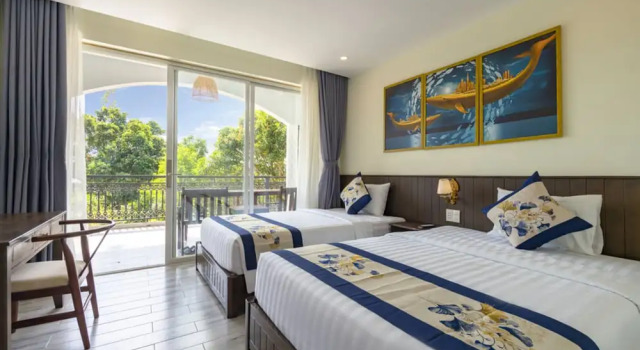 Двухместный номер Deluxe с видом на сад Suối Mây Garden Resort & spa