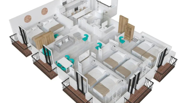 Апартаменты с 4 комнатами Stay Together Barcelona Apartments