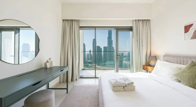Downtown Dubai 3BR Burj Royale, Забронировать Апартаменты/квартира Даунтаун Дубай , рядом с Дубайский аквариум