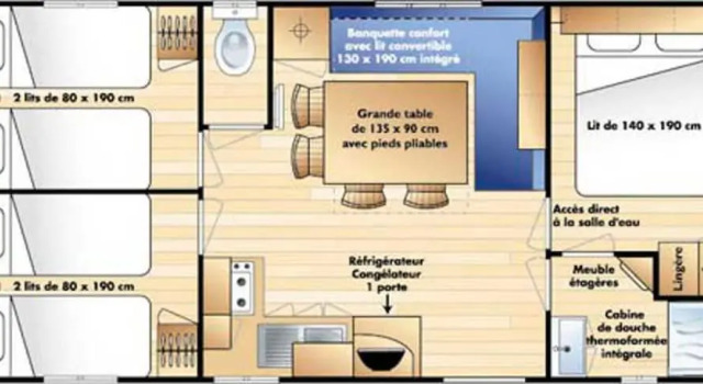 Camping l'Agrion bleu - Mobil-home, Reserva ahora Camping Saint-Martial-de-Valette 