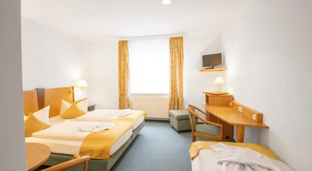 Трёхместный номер Standard Hotel garni Zwickau-Mosel