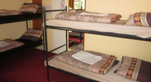Кровать в общем номере Amsterdam Hostel Uptown