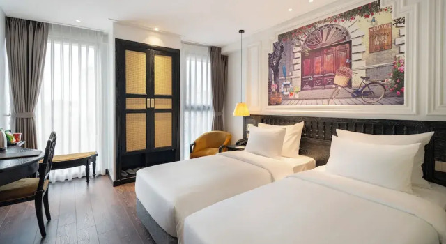 Двухместный номер Executive с видом на город Luxe Paradise Premium Hotel Pham Hong Thai