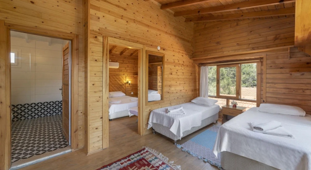 Aylin Ahşap Evler Palamutbükü, Book Vacation Home Villas in Datca, Villa