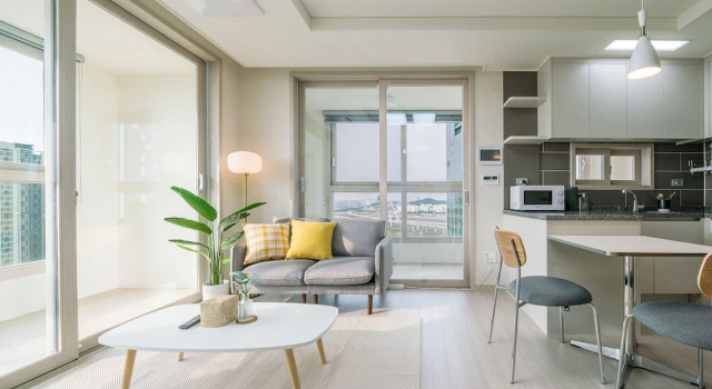Люкс Premier с видом на город Urbanstay Songdo Moonlight Park
