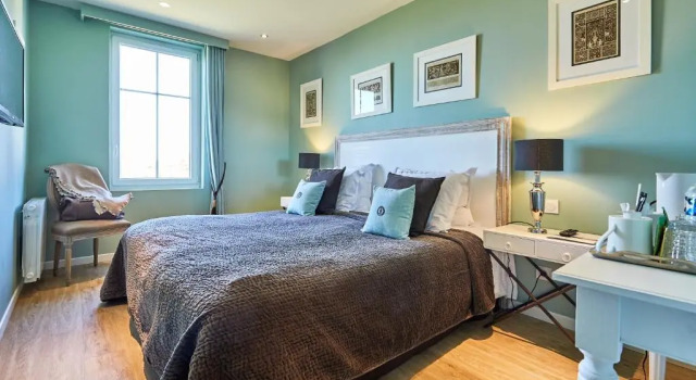 Двухместный номер Comfort с видом на море Les Villas dArromanches, Teritoria