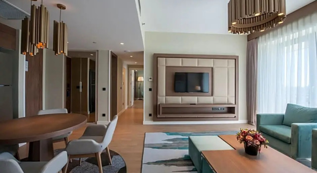Апартаменты Premium с 2 комнатами с балконом Radisson Blu Residence, Istanbul Batisehir
