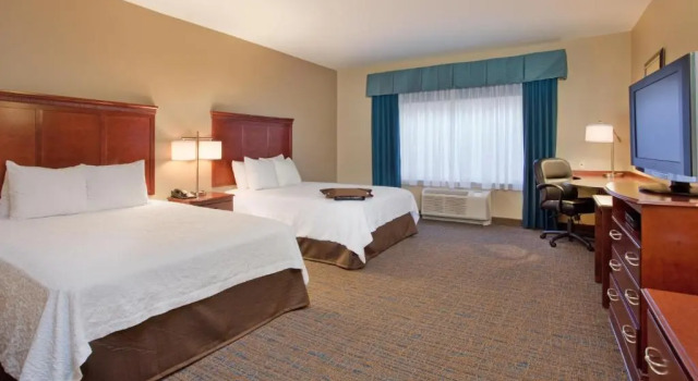 Четырёхместный люкс Hampton Inn & Suites Omaha Southwest-La Vista