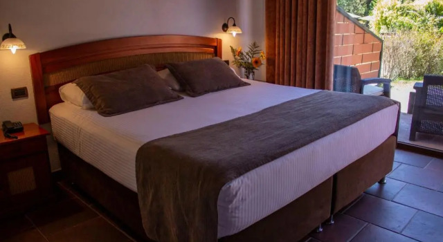 Номер Standard с видом на бассейн Hotel Pucon Green Park