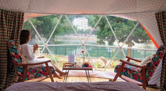 Тент Deluxe Glamping in Mai Chau Lodge