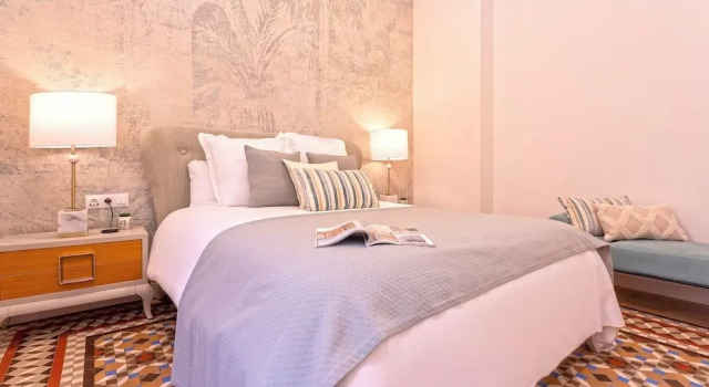 Апартаменты с 2 комнатами с балконом Suites Larios