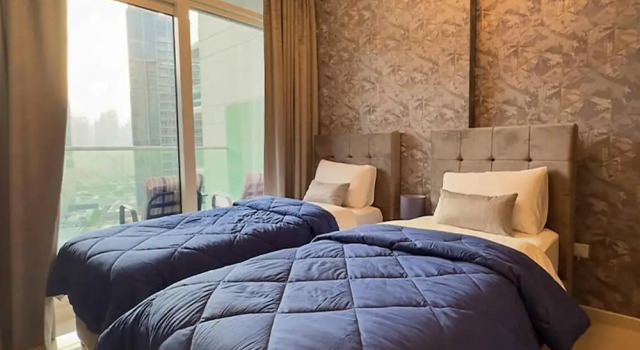 Mh- 1 Bhk Burj Khalifa View in Reva Residence Ref 26019, Забронировать Апартаменты/квартира Дубай Эмират Дубай, рядом с Дубайский аквариум