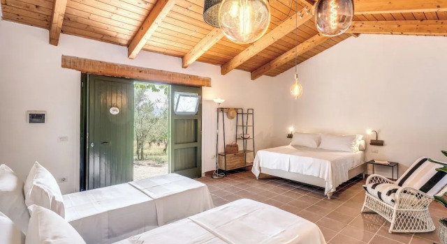 Четырёхместный семейный номер Standard Casale Giancesare Villa Agricola